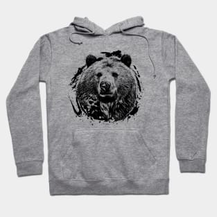 Bear Forest Wilderness Animal Jungle Wild Life Savage Nature Hoodie